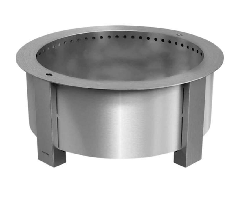 Breeo steel stove for outdoor fires smokeless